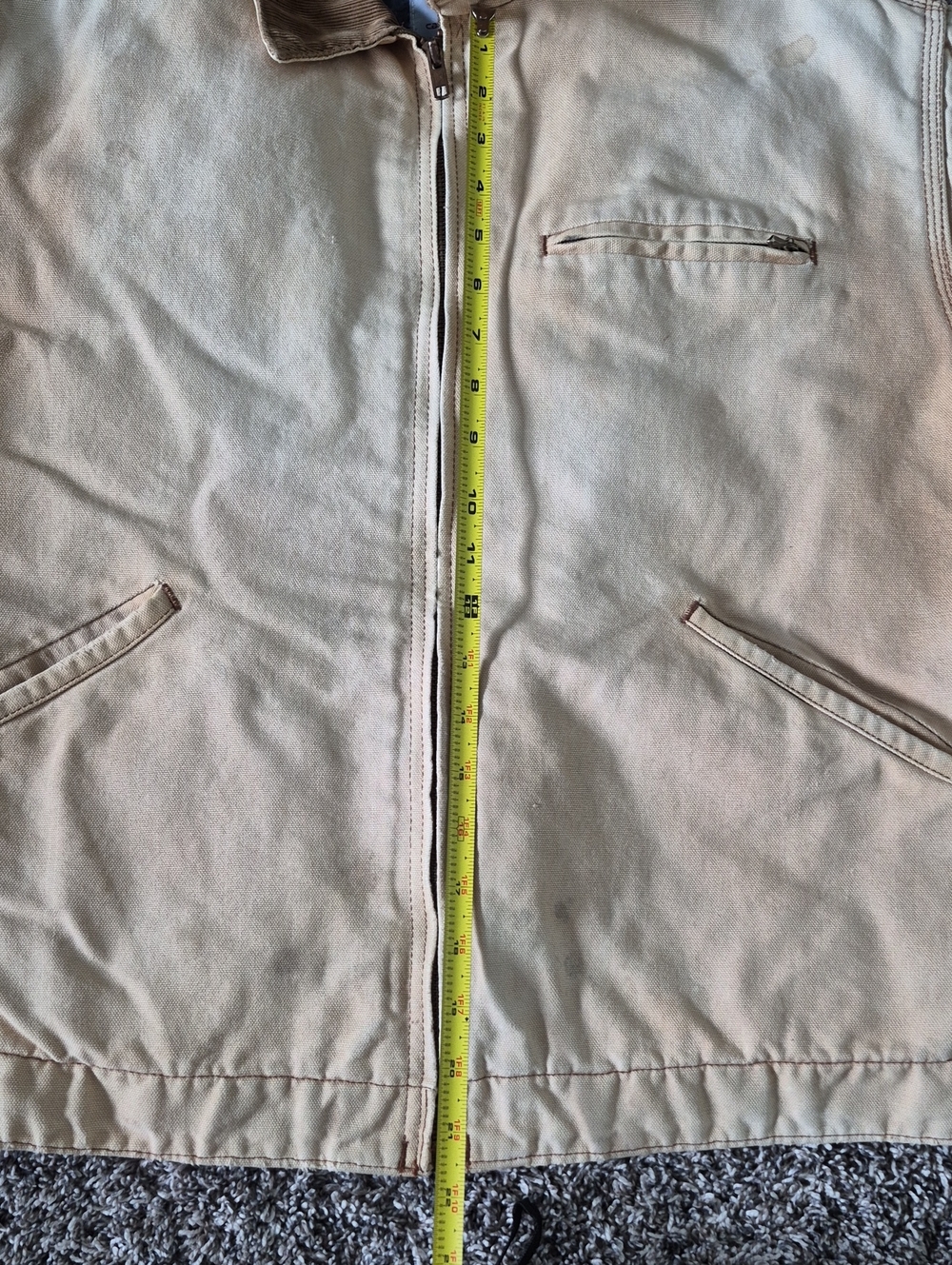 Vintage Carhartt Tan Detroit Jacket - Picture 15 of 15